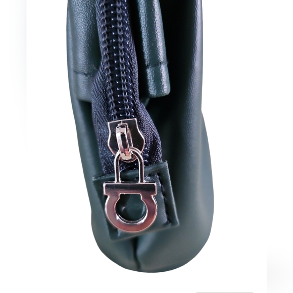 Salvadore Ferragamo Leather Cosmetic Pouch - Picture 3 of 5